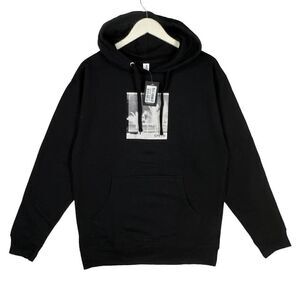 New Smith Men Black Sports Pullover Hoodie Gym Jog Running Sweater Front Pocket